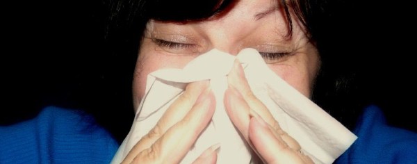 Some people get common symptoms of hay fever, such as sneezing, all year round,